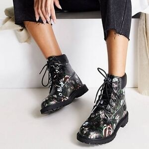 Timberland Waterproof Boots‎ Floral NWB 9.5